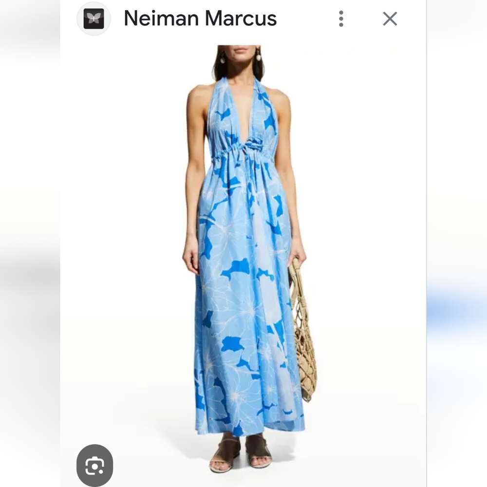 MILLY- NWT Cabana "Dominique" Waterlily Cover-up Maxi Dress